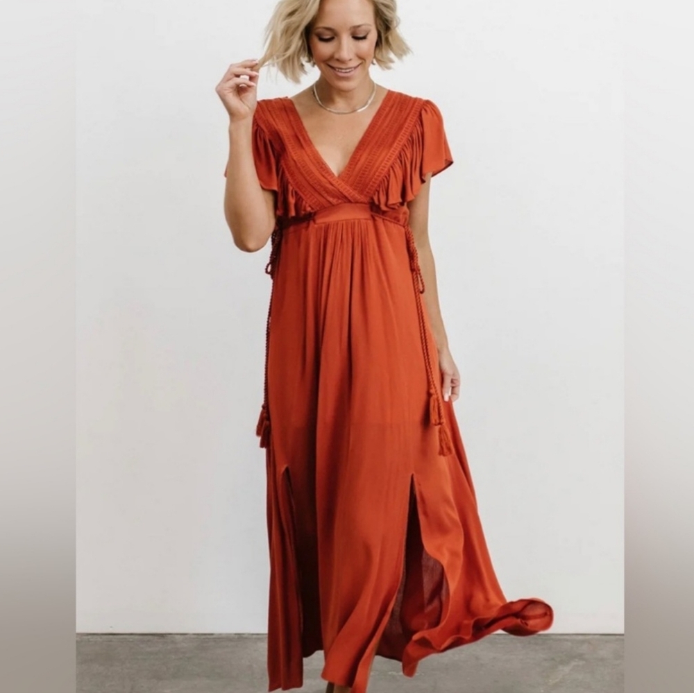 Baltic Born Rust Midi Dress XL